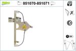 VALEO Mecanism actionare geam VALEO 851070 (851070)