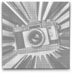  PontPöttyöző - Pop art - Fényképező Méret: 50x50cm, Keretezés: Műanyagtáblával, Szín: Piros