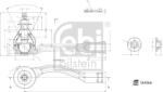 Febi Bilstein Cap de bara FEBI BILSTEIN 184966 (184966)