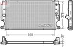 DENSO Radiator, racire motor DENSO DRM50088 (DRM50088) - automobilus