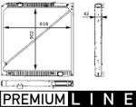 MAHLE Radiator, racire motor MAHLE BEHR *** PREMIUM LINE *** CR 669 000P (CR 669 000P)