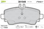 VALEO Set placute frana VALEO 301549 (301549)