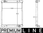 MAHLE Radiator, racire motor MAHLE BEHR *** PREMIUM LINE *** CR 1215 000P (CR 1215 000P)