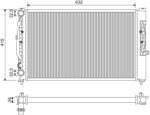 VALEO Radiator, racire motor VALEO 731537 (731537) - automobilus