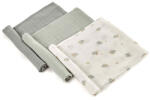 Jane Set 3 scutece, Jane, muselina de bambus, Hipoalergenice, 80 x 80 cm, Botanic (8420421089163)