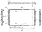 MTR Radiator, racire motor MTR 13054585 (13054585)