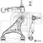 Febi Bilstein Brat, suspensie roata FEBI BILSTEIN 185765 (185765)