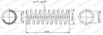 MONROE Arc spiral MONROE SPRINGS SP3950 (SP3950)