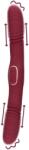 Loveline Vibrator impulsiv cu două feţe - Merlot Grape Vibrator