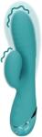 Loveline Vibrator gonflabil cu iepure - Peacock Blue Vibrator