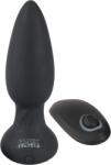 Black Velvets Plug anal rotativ și vibrator controlat de la distanță