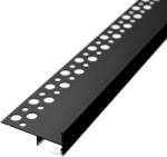 LED Solution Profil scară pentru benzi LED SCH2 negru Profil + Difuzor negru cu prindere 2m