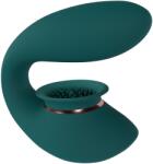 Innovation Twitch 3 - Vibrator reincarcabil și stimulare prin aspirație - Verde pădure Vibrator