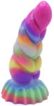 Kiotos Dildo luminos cu ventuză Unicorn Horn (17 cm) Dildo