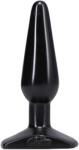 Doc Johnson Butt plug clasic - mediu - negru