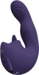 VIVE Yumi - Jucărie vibratoare cu mișcare de deget și stimulator de limbă pâlpâitor - Mov Vibrator