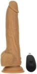 Naked Addiction 9" Dong cu Trimiteri RC Caramel Vibrator