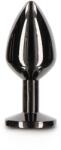 TABOOM Bondage Essentials Butt Plug With Diamond Jewel M Black