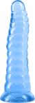 Fantasia Dildo cu gel cu ventuză Zenvy (19 cm), albastru Dildo