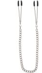 Taboom Nipple Play Tweezers With Chain Silver