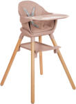 KikkaBoo Стол за хранене 6в1 Woody Pink 2024