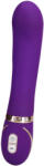 Vibe Couture Vibrator dublu din silicon Front Row Purple (22 cm) + geantă jucării cadou Vibrator