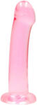 RealRock Vibrator cu ventuză Juicy Ride (17 cm), roz Dildo