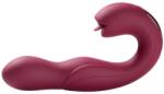 HoneyPlayBox Joi Pro - Remote Control Rotating Head G-spot Vibrator & Clit Licker Maroon Vibrator