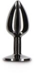 TABOOM Bondage Essentials Butt Plug With Diamond Jewel S Black