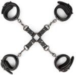 EasyToys FETISH COLLECTION Hogtie cu cătușe pentru mâini și glezne
