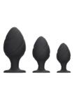 Ouch! Set de dopuri anale - Negru