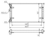 MTR Radiator, racire motor MTR 13054427 (13054427)