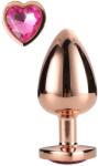 Gleaming Love Rose Gold Anal Plug Mic
