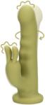 Loveline Vibrator ultrasoft din silicon rotativ Rabbit - Spring Sage Vibrator