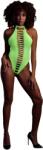 Ouch! Body cu croială înaltă - Mărime unică - Verde neon