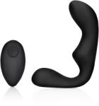 Ouch! Vibrator pentru prostată cu telecomandă - Negru