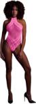 Ouch! Body cu guler halter - Mărime unică - Roz neon
