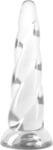 Fantasia Dildo cu gel cu ventuză Calyxia (19 cm), transparent Dildo