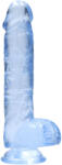 Eazi-Oh Dildo realist Clear Pleasure (15 cm), albastru Dildo
