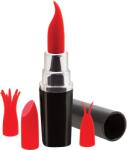 S Pleasures Lipstick Vibrator - Black/red Vibrator