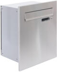  S10T cutie poștală pentru garduri zidite RAL9006 + inox Oțel inoxidabil (2223K22384)