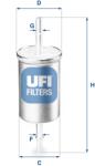 UFI filtru combustibil UFI 31.769. 00 (31.769.00)
