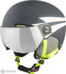 Alpina Cască copii ALPINA ZUPO VISOR Q-LITE, charcoal/neon matt (L (54-58 cm))