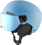 Alpina Cască copii ALPINA ZUPO VISOR Q-LITE, smoke/blue matt/blue (M (51-55 cm))