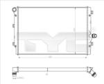 TYC Radiator, racire motor TYC 702-0024-R (702-0024-R) - automobilus