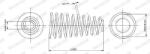 MONROE Arc spiral MONROE SPRINGS SP3743 (SP3743)