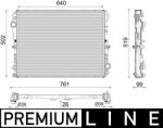 MAHLE Radiator, racire motor MAHLE BEHR *** PREMIUM LINE *** CR 2604 000P (CR 2604 000P)