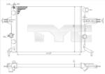 TYC Radiator, racire motor TYC 725-0021 (725-0021) - automobilus