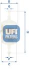 UFI filtru combustibil UFI 31.012. 00 (31.012.00)
