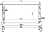 E-KRAFT Radiator, racire motor E-KRAFT 1924001289 (1924001289)
